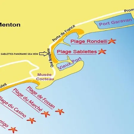 Lejlighed Les Sablettes Panoramic Sea View *