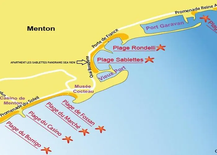 Lejlighed Les Sablettes Panoramic Sea View *